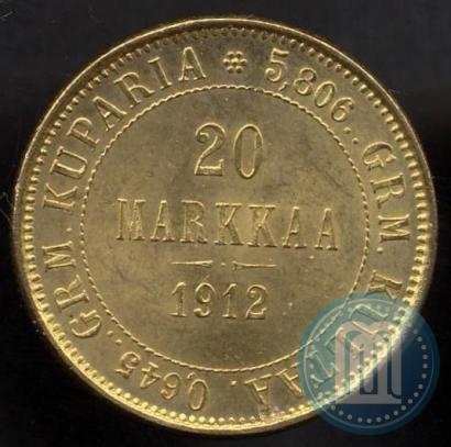 Picture 20 markkaa 1912 year S 