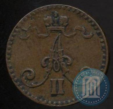 Picture 1 penni 1864 year  