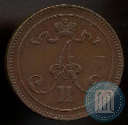 Picture 10 pennia 1865 year  