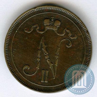 Picture 10 pennia 1898 year  