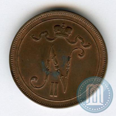 Picture 10 pennia 1911 year  