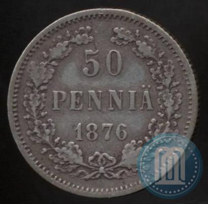 Picture 50 pennia 1876 year S 
