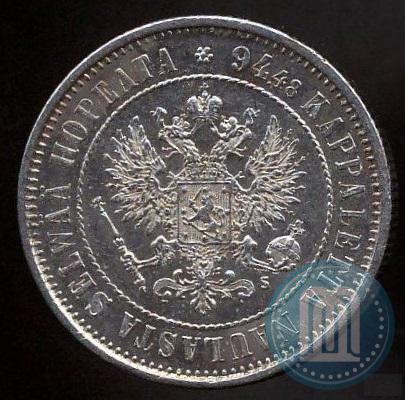 Picture 1 markka 1874 year S 