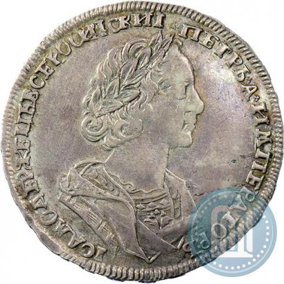 Фото Полтина 1724 года  "Портрет в античных доспехах"