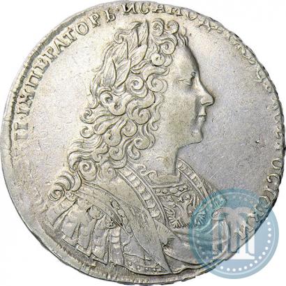 Фото 1 рубль 1729 года  "Тип 1728"