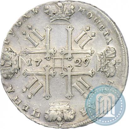 Фото 1 рубль 1729 года  "Тип 1728"