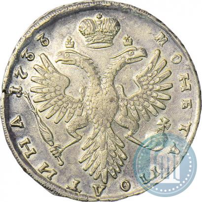 Фото Полтина 1733 года  