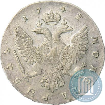 Picture 1 rouble 1743 year ММД 