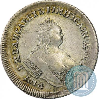 Фото Полуполтинник 1743 года ММД 