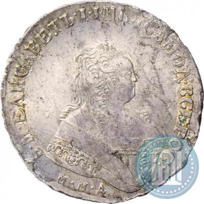 Picture 1 rouble 1749 year ММД 