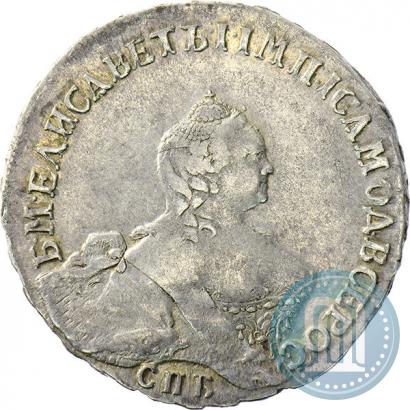 Фото Полтина 1755 года СПБ-ЯI 