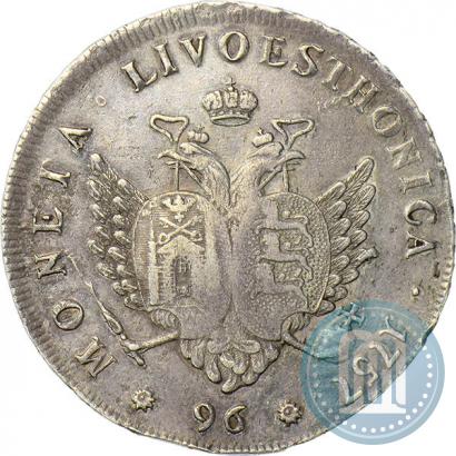 Picture 96 kopecks 1757 year  "For Livonia"
