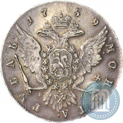 Picture 1 rouble 1759 year СПБ-ЯI 