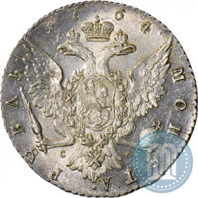Picture 1 rouble 1764 year СПБ-СА 