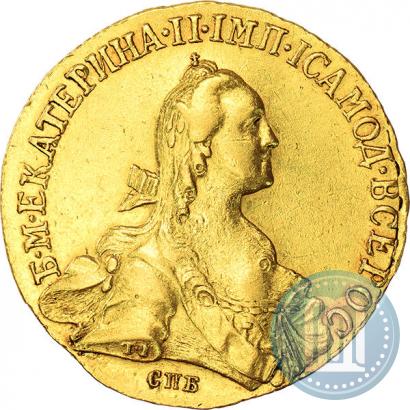 Picture 10 roubles 1766 year СПБ 