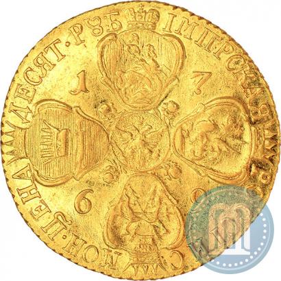 Picture 10 roubles 1769 year СПБ 