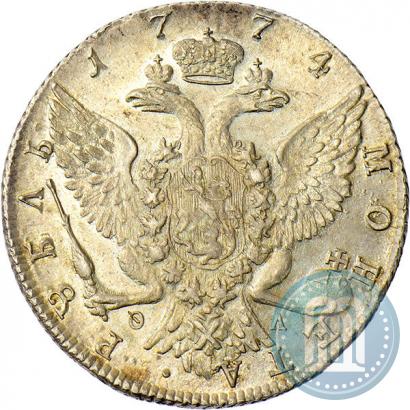 Picture 1 rouble 1774 year СПБ-ФЛ 