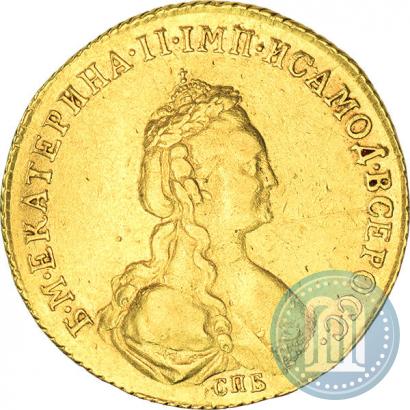 Фото 5 рублей 1781 года СПБ 