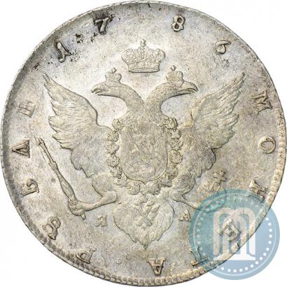 Picture 1 rouble 1786 year СПБ-ЯА 