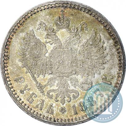 Фото 1 рубль 1887 года (АГ) 