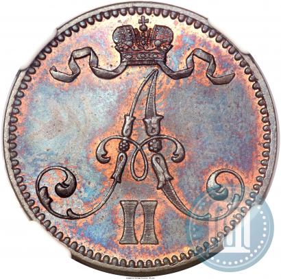 Фото 5 пенни 1870 года  