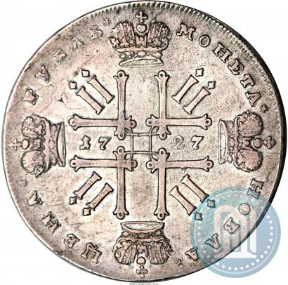 Фото 1 рубль 1727 года  "Московский тип"