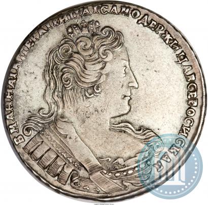 Фото 1 рубль 1733 года  