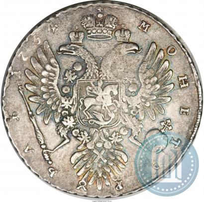 Фото 1 рубль 1734 года  "Тип 1735 года"