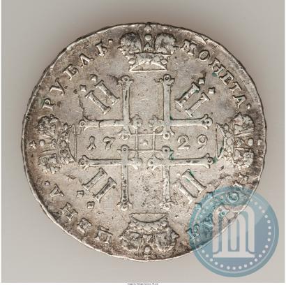 Фото 1 рубль 1729 года  "Тип 1728"