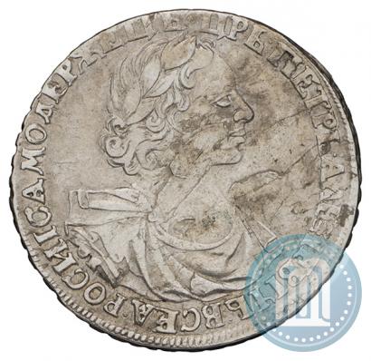 Picture 1 rouble 1719 year OK "Portrait in armour"