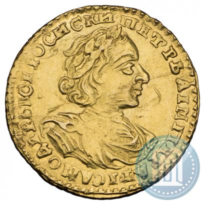 Picture 2 roubles 1722 year  
