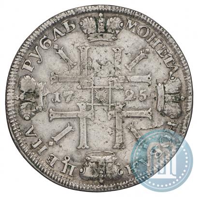 Picture 1 rouble 1725 year СПБ "Sun rouble, portrait in armour"