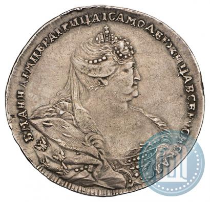 Picture 1 rouble 1737 year  "Moscow type"