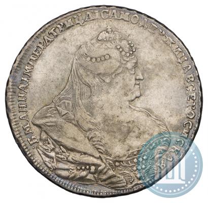 Фото 1 рубль 1738 года  "Московский тип"