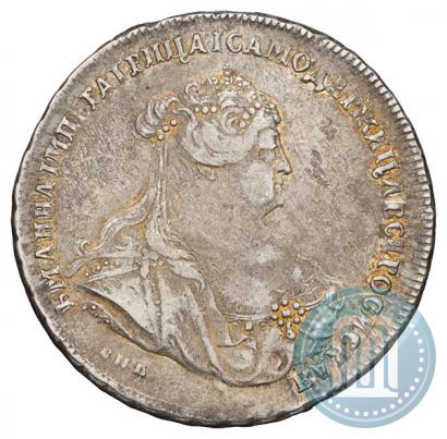 Фото 1 рубль 1740 года СПБ "Петербургский тип"