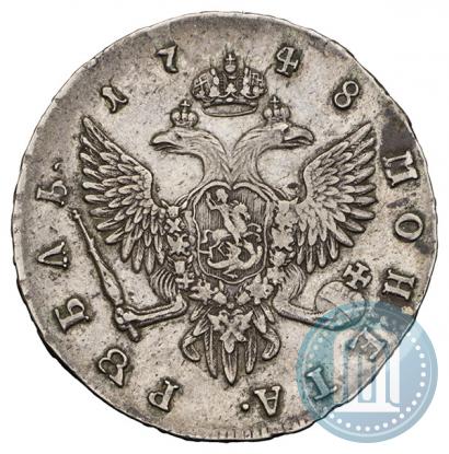 Picture 1 rouble 1748 year СПБ 