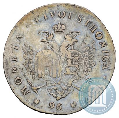 Picture 96 kopecks 1757 year  "For Livonia"