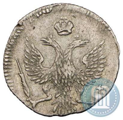 Picture 2 kopecks 1757 year  "For Livonia"