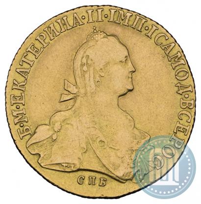 Picture 10 roubles 1775 year СПБ 