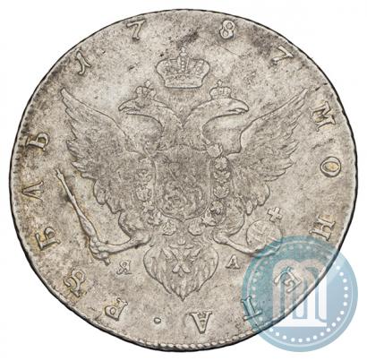 Picture 1 rouble 1787 year СПБ-ЯА 