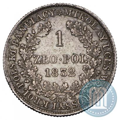 Picture 1 złoty 1832 year KG 