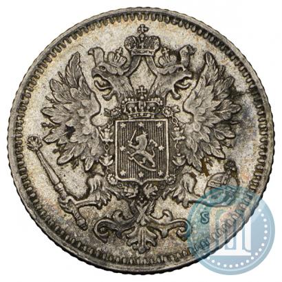 Фото 25 пенни 1873 года S 