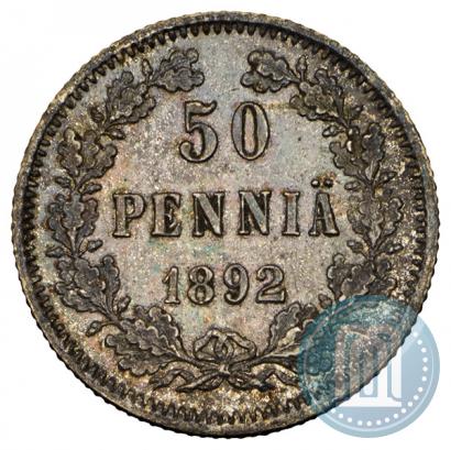 Picture 50 pennia 1892 year L 