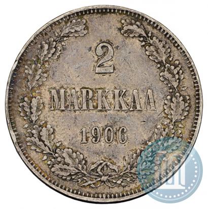 Picture 2 markkaa 1906 year L 