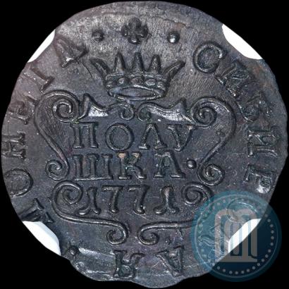 Фото Полушка 1771 года КМ 