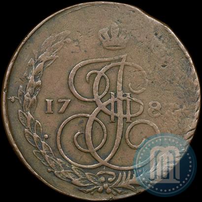 Фото 5 копеек 1787 года ЕМ 