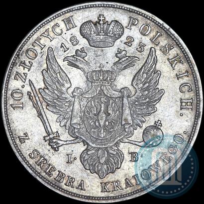 Picture 10 złotych 1823 year IB 