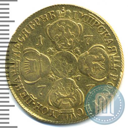 Picture 10 roubles 1777 year СПБ 
