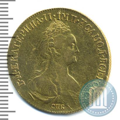 Picture 10 roubles 1777 year СПБ 
