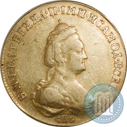 Фото 5 рублей 1783 года СПБ 